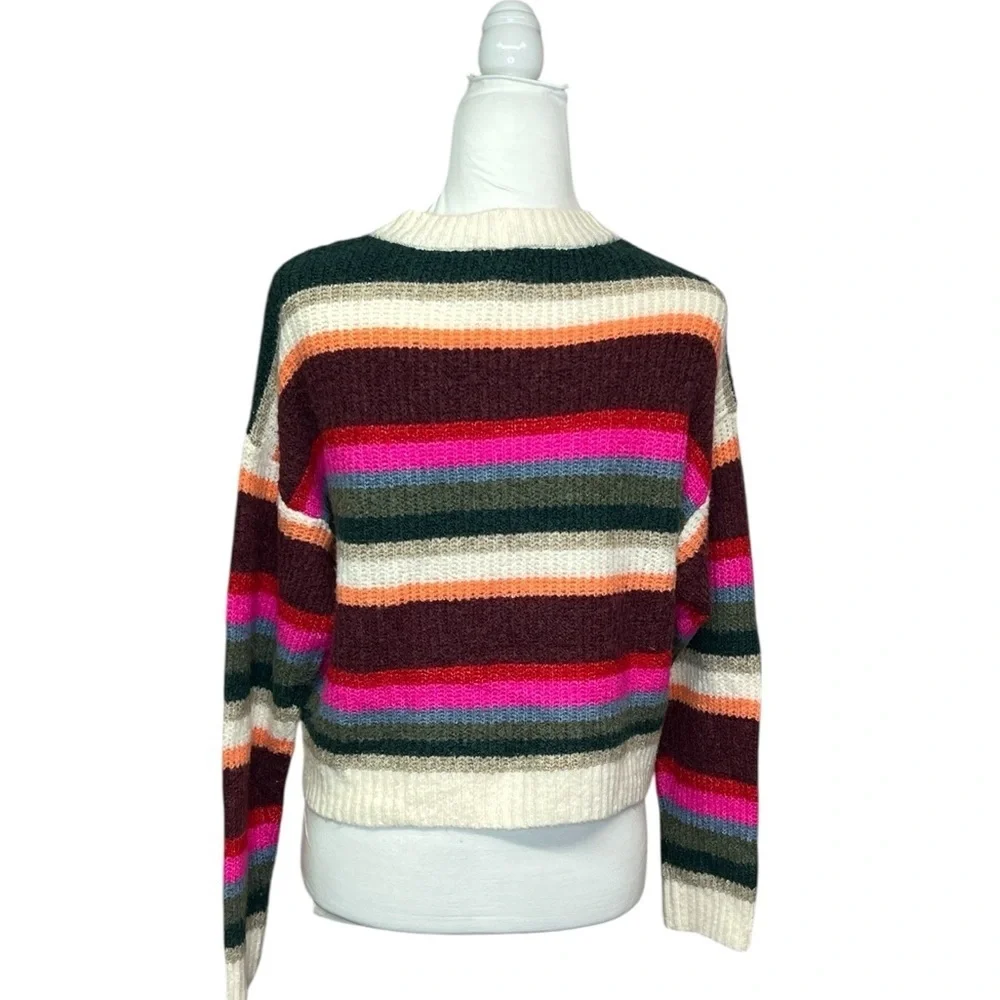 American Eagle Striped Multicolor Sweater